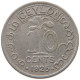 CEYLON 10 CENTS 1925 George V. (1910-1936) #a090 0515 - Sri Lanka