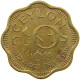 CEYLON 10 CENTS 1944 George VI. (1936-1952) #a019 0763 - Sri Lanka