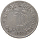 CEYLON 10 CENTS 1900 Victoria 1837-1901 #c025 0221 - Sri Lanka