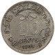 CEYLON 10 CENTS 1907 Edward VII., 1901 - 1910 #s017 0165 - Sri Lanka