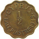 CYPRUS 1/2 PIASTRE 1945 George VI. (1936-1952) #a085 0961 - Zypern