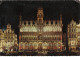 POSTCARD 632,Belgium,Bruxelles - Bruselas La Noche