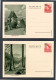 Liechtenstein 1943 Set Old Illustrated Postcards (LBK 26 A/b) Nice Unused - Stamped Stationery