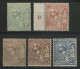 MONACO N° 22 à 25 + 24b Neufs * (MH) Cote 40 € TB Voir Suite - Unused Stamps