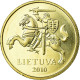 Monnaie, Lithuania, 20 Centu, 2010, SPL, Nickel-brass, KM:107 - Lituanie