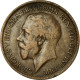 Monnaie, Grande-Bretagne, George V, 1/2 Penny, 1918, TB+, Bronze, KM:809 - C. 1/2 Penny