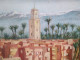 Tableau Orientaliste Peinture Maroc Marrakech XXème - Oelbilder