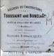 1873 INDUSTRIE ATELIERS DE CONSTRUCTION  Moteurs Vapeur Toussaint Ainé Bunel Verneuil (Eure) > Julien March. De Fer Caen - 1800 – 1899