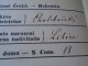 Delcampe - ZA466.15   Old Document  -Czechia Bohemia  Libice - 1875 Josef Zarybnicky - Jan Adler Kaplan - Nacimiento & Bautizo