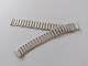 Vintage ! 50s' Swiss Everbright Stainless Steel Ladder Military Watch Bracelet Band 16mm (#93) - Taschenuhren