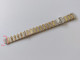 Vintage ! 50s' Germany GG Stainless Steel Roller Gold Two Tones Watch Bracelet Band 18mm (#94) - Taschenuhren