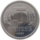 GERMANY DDR 5 PFENNIG 1981 EXPORT #c078 0685 - 5 Pfennig