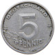 GERMANY DDR 5 PFENNIG 1950 A  #s055 0851 - 5 Pfennig