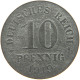 DEUTSCHES REICH 10 PFENNIG 1919  #c084 0895 - 10 Rentenpfennig & 10 Reichspfennig