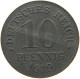 DEUTSCHES REICH 10 PFENNIG 1919  #c084 0867 - 10 Renten- & 10 Reichspfennig