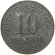 DEUTSCHES REICH 10 PFENNIG 1919  #c084 0853 - 10 Rentenpfennig & 10 Reichspfennig
