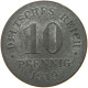 DEUTSCHES REICH 10 PFENNIG 1919  #c084 0839 - 10 Rentenpfennig & 10 Reichspfennig