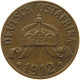 DEUTSCH OSTAFRIKA HELLER 1912 J  #a093 0555 - German East Africa