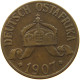 DEUTSCH OSTAFRIKA HELLER 1907 J  #a093 0565 - German East Africa