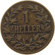 DEUTSCH OSTAFRIKA HELLER 1905 J  #a093 0567 - Africa Orientale Tedesca