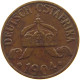 DEUTSCH OSTAFRIKA HELLER 1904 A  #a093 0355 - German East Africa