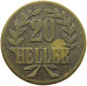 DEUTSCH OSTAFRIKA 20 HELLER 1916 T  #t075 0207 - Deutsch-Ostafrika