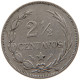 DOMINICAN REPUBLIC 2 1/2 CENTAVOS 1888  #t162 0411 - Dominicaanse Republiek