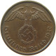 DRITTES REICH 2 PFENNIG 1940 A  #a043 0673 - 2 Reichspfennig