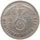 DRITTES REICH 2 MARK 1938 B  #a044 0745 - 2 Reichsmark