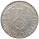 DRITTES REICH 2 MARK 1938 A  #a048 0459 - 2 Reichsmark