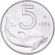 Monnaie, Italie, 5 Lire, 1974, Rome, SPL+, Aluminium, KM:92 - 5 Liras