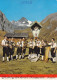 D7541) KALS Am Großglockner  - Großglockner Kapelle Kals - Männer In Lederhose U. Mit Musikinstrumenten Vor Kreuz - Kals