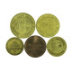 Token Bielefeld Bethel Shops Lot Of 5 Germany 5 10 50 100 Pfennig 03756 - Noodgeld