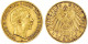 10 Mark 1906 A. Sehr Schön/vorzüglich. Jaeger 251. - 5, 10 & 20 Mark Gold