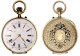 Schweizer Damentaschenuhr Gelbgold 585/1000, 1895/1934. Hersteller Grosjean Freres, La Chaux-de-Fonds. Handaufzug. 32 Mm - Autres & Non Classés