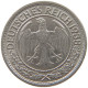 DRITTES REICH 50 PFENNIG 1938 E  #t145 0199 - 5 Reichsmark