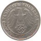 DRITTES REICH 50 PFENNIG 1939 D  #t162 0439 - 5 Reichsmark
