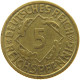 DRITTES REICH 5 PFENNIG 1936 G  #a073 0973 - 5 Reichsmark