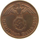 DRITTES REICH 2 PFENNIG 1939 B  #a063 0113 - 2 Reichspfennig