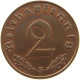 DRITTES REICH 2 PFENNIG 1939 B  #a063 0117 - 2 Reichspfennig