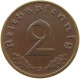 DRITTES REICH 2 PFENNIG 1940 D  #c083 0167 - 2 Reichspfennig