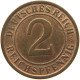 DRITTES REICH 2 PFENNIG 1936 D  #c083 0435 - 2 Reichspfennig
