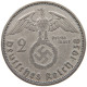 DRITTES REICH 2 MARK 1938 A  #a073 0621 - 2 Reichsmark