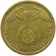 DRITTES REICH 10 PFENNIG 1939 F  #s068 0061 - 10 Reichspfennig