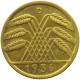 DRITTES REICH 10 PFENNIG 1936 D  #t145 0051 - 10 Reichspfennig