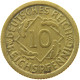 DRITTES REICH 10 PFENNIG 1934 F  #s073 0777 - 10 Reichspfennig