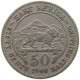 EAST AFRICA 50 CENTS 1948 George VI. (1936-1952) #a090 0007 - Ostafrika Und Herrschaft Von Uganda