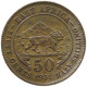 EAST AFRICA 50 CENTS 1937 George VI. (1936-1952) #c034 0293 - East Africa & Uganda Protectorates