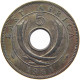 EAST AFRICA 5 CENTS 1964 Elizabeth II. (1952-2022) #c022 0001 - East Africa & Uganda Protectorates