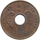 EAST AFRICA 5 CENTS 1964 Elizabeth II. (1952-2022) #c022 0001 - East Africa & Uganda Protectorates